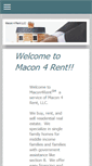 Mobile Screenshot of macon4rent.com